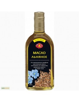 Льняное Масло Golden Kings нерафинированное 350мл в стекле